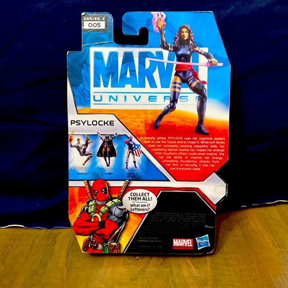 Hasbro Marvel Universe Series 4 Psylocke action figure nib - Picture 2 of 4